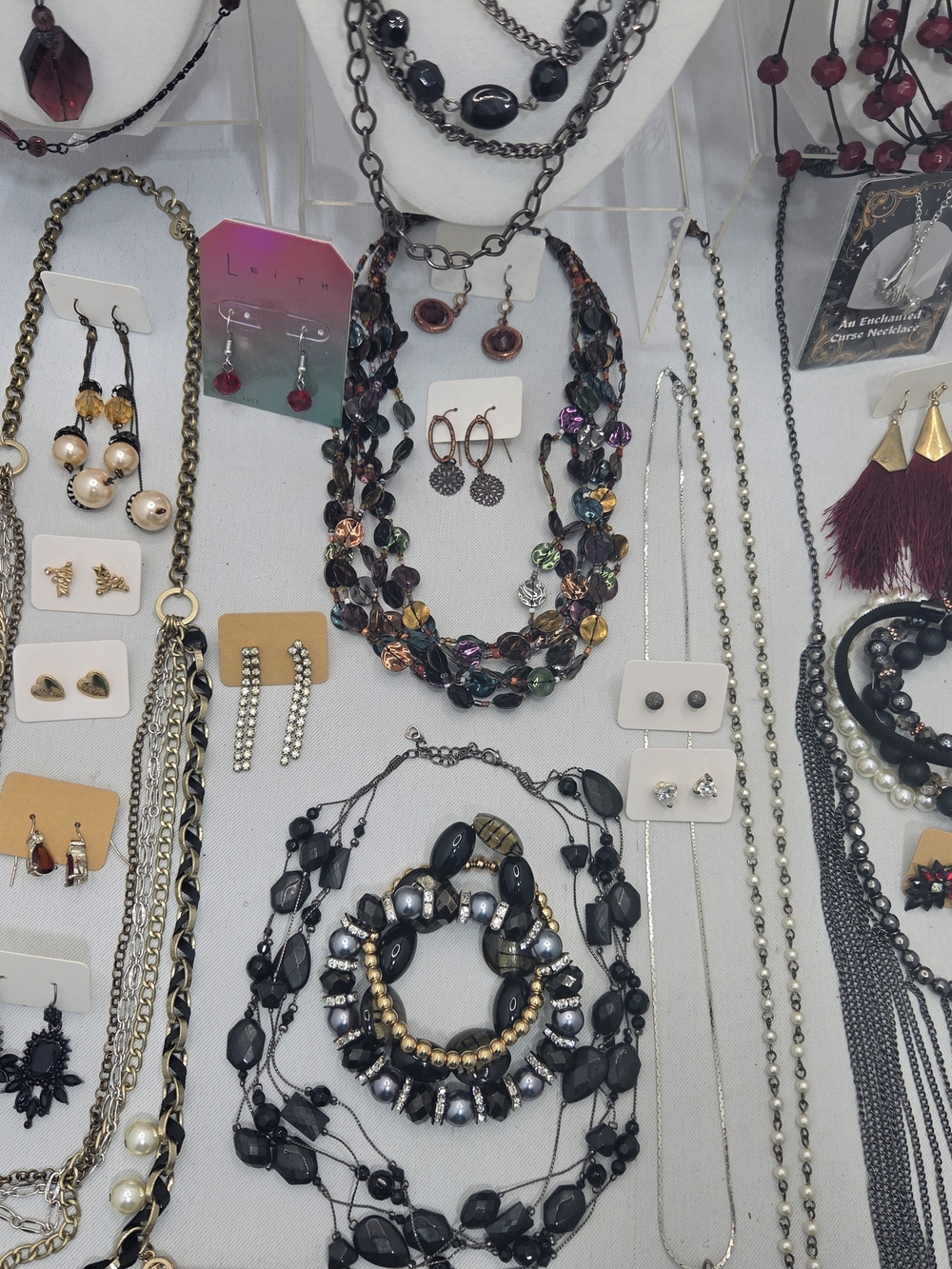 HUGE ​54pc Vintage & Modern Jewelry Lot CHICO'S LOFT INC. LEITH Necklace Earring - Picture 3 of 16